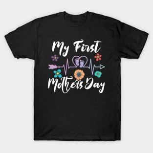 My First Mothers Day happy mothers day T-Shirt